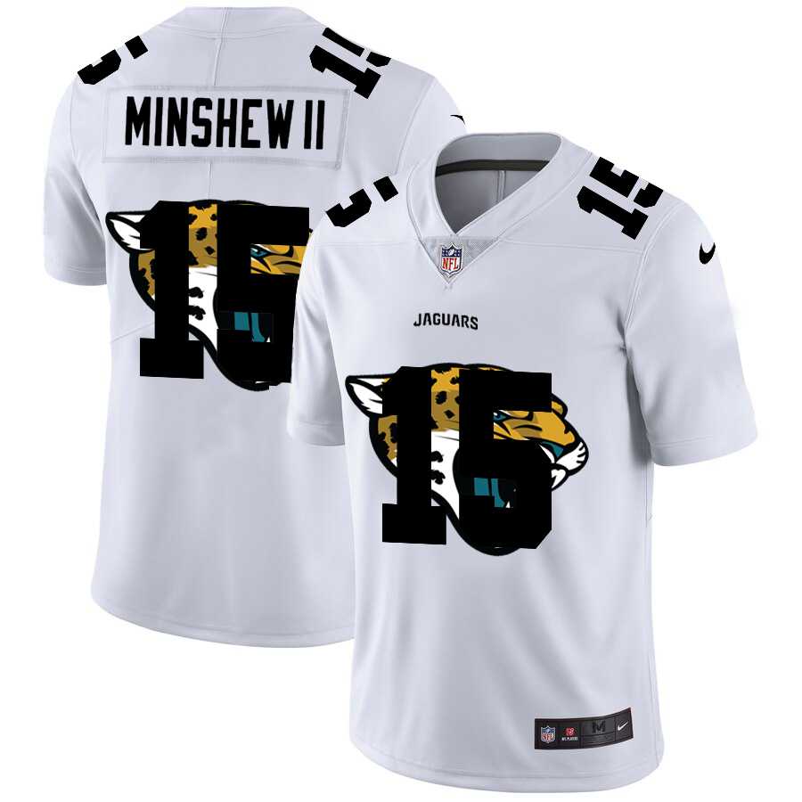 Nike Jaguars 15 Gardner Minshew II White Shadow Logo Limited Jersey Yhua,We sell and wholesale Nike Jaguars 15 Gardner Minshew II White Shadow Logo Limited Jersey Yhua on line form chian!